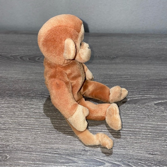 NWT VINTAGE 1995 TY BEANIE BABY Bongo The Monkey Original Animal Plush 8.5”-9” - Picture 3 of 6